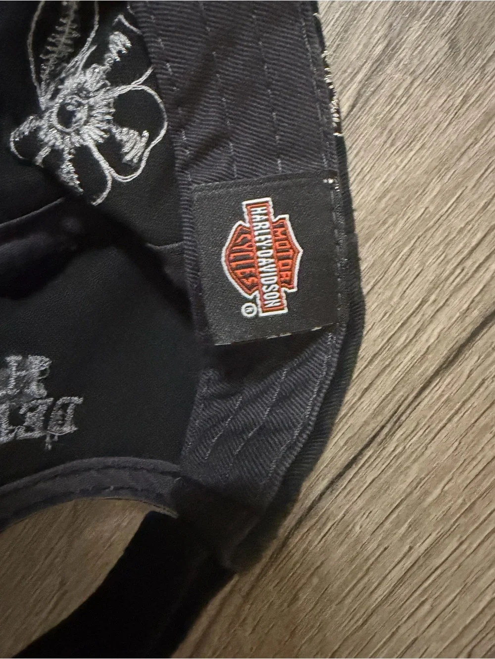 Harley-Davidson Black Cap with Light Gray Embroidery